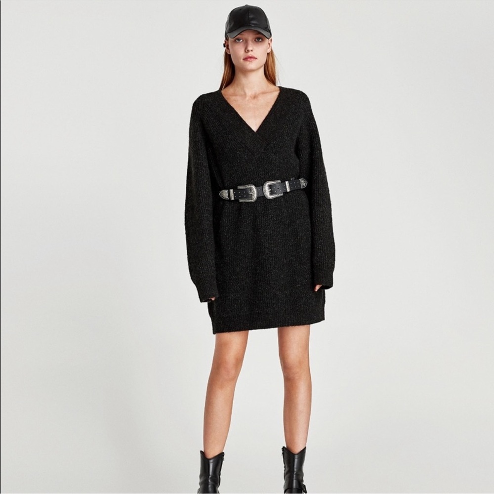Zara Oversized Sweater Dress